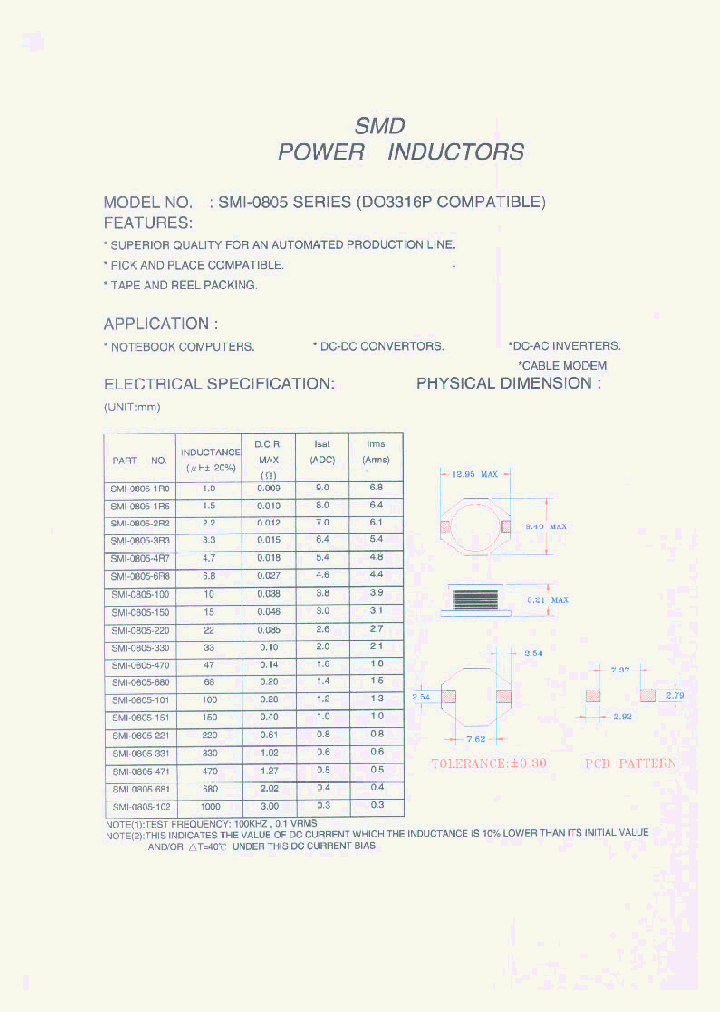 SMI-0805-220_120039.PDF Datasheet