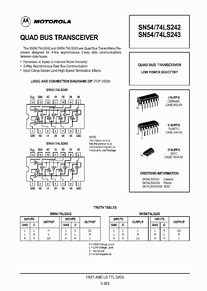 SN74LS242_19222.PDF Datasheet