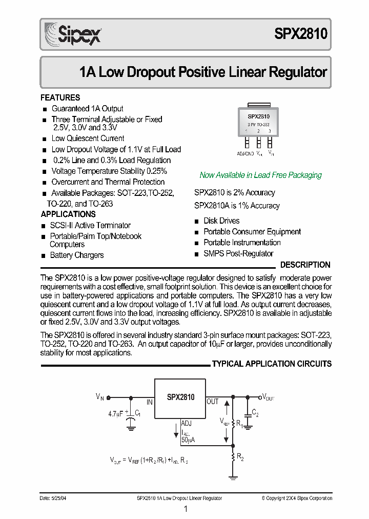 SPX2810_46596.PDF Datasheet
