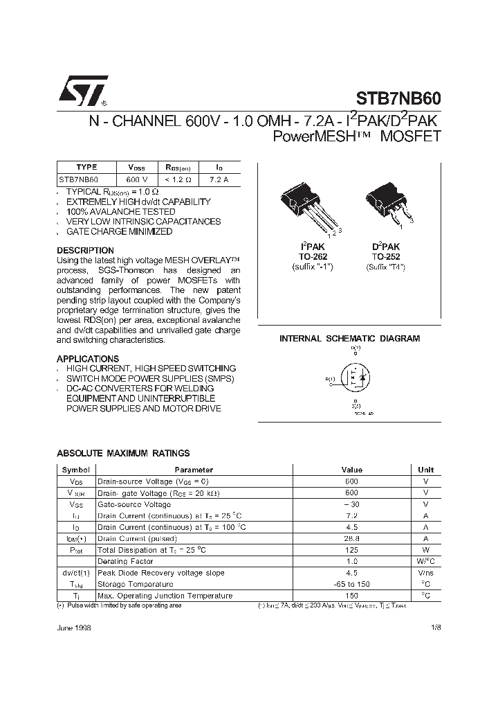 STB7NB60_153774.PDF Datasheet