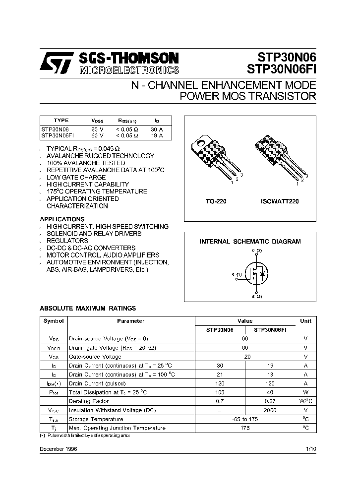 STP30N06_64890.PDF Datasheet