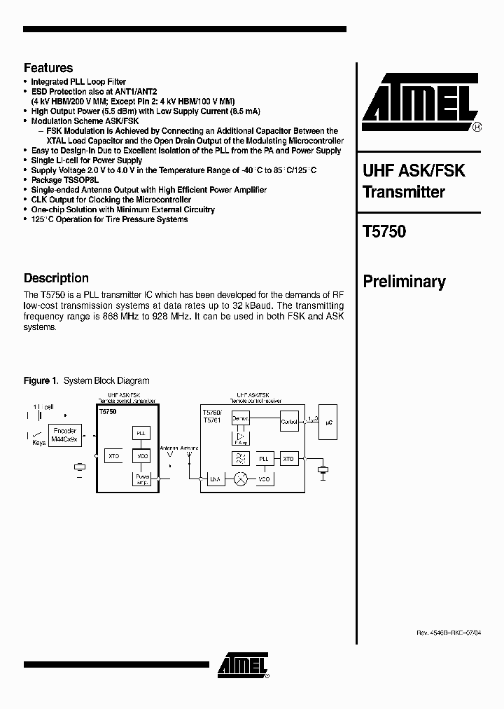 T5750_73395.PDF Datasheet