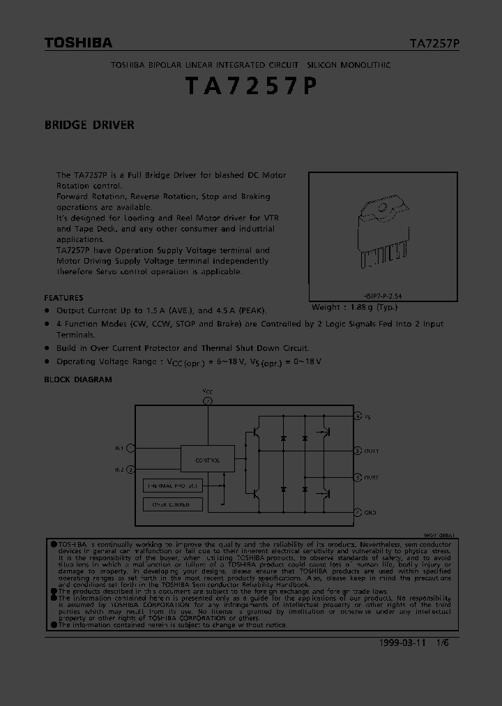 TA7257P_72293.PDF Datasheet