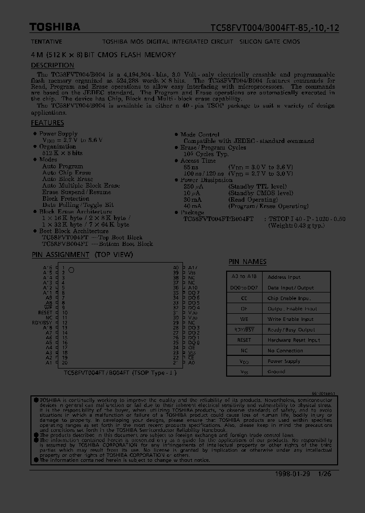 TC58FVT004_53991.PDF Datasheet