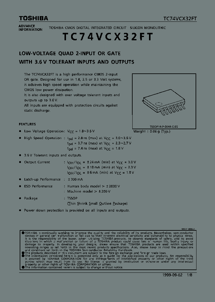 TC74VCX32_36833.PDF Datasheet