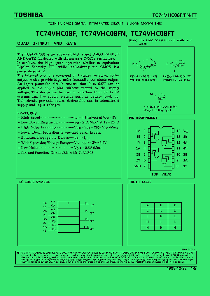TC74VHC08F_55310.PDF Datasheet