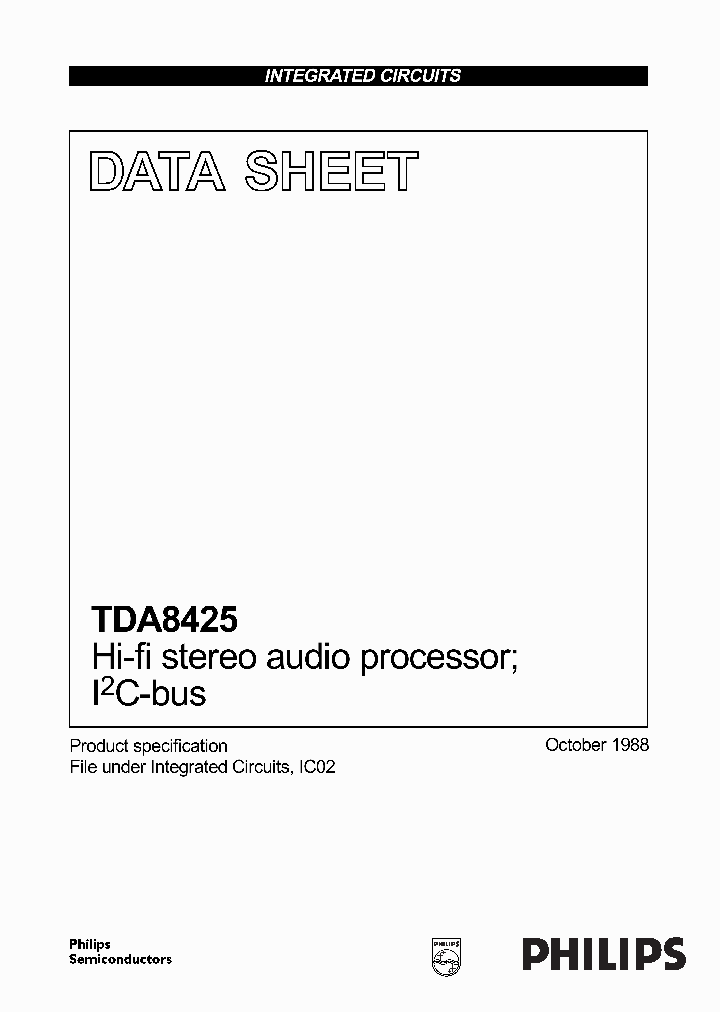 TDA8425_88657.PDF Datasheet