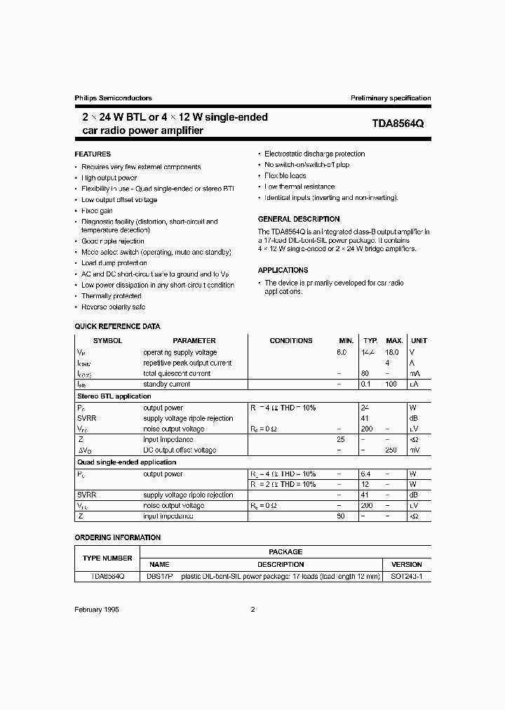 TDA8564Q_97663.PDF Datasheet