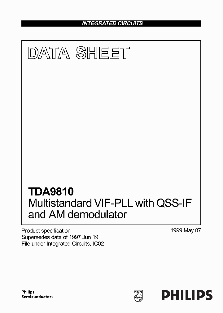 TDA9810_37057.PDF Datasheet