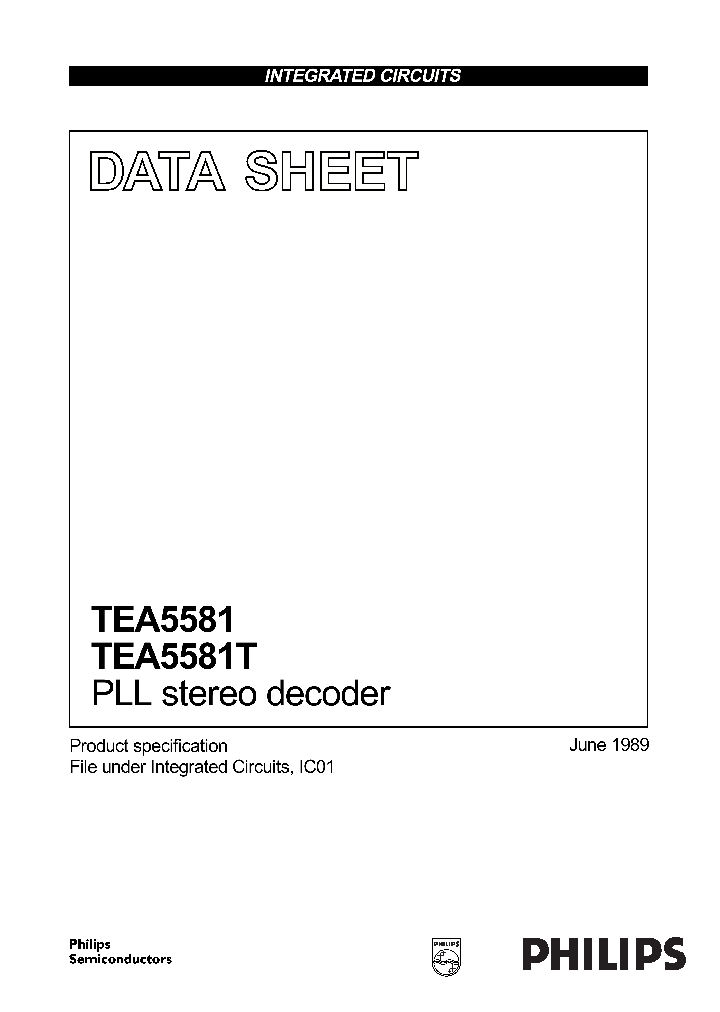 TEA5581_171761.PDF Datasheet