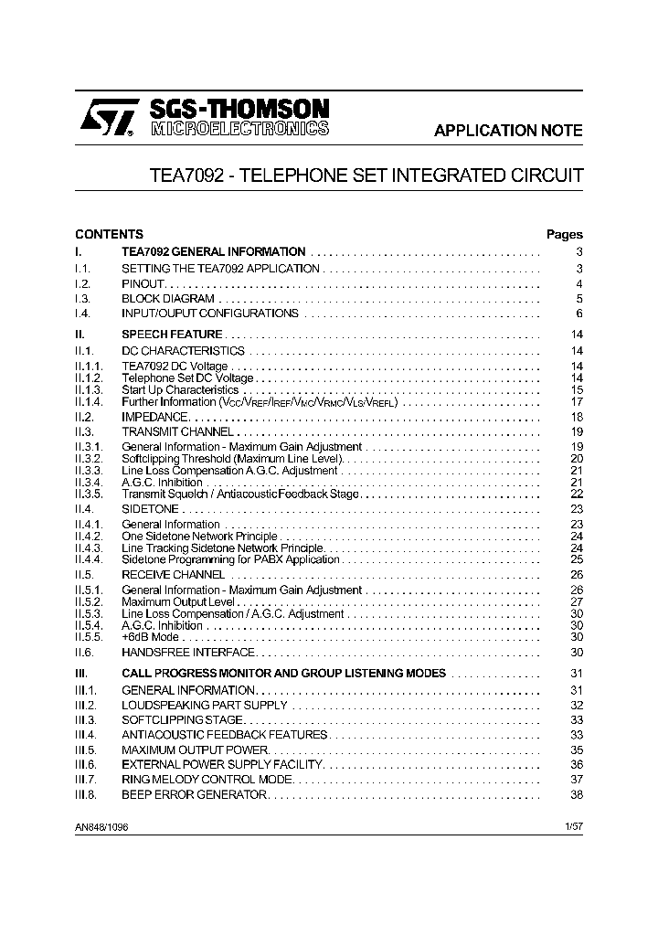 TEA7092_69182.PDF Datasheet