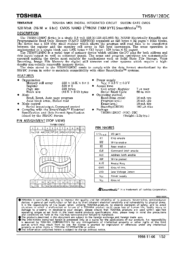TH58V128DC_68525.PDF Datasheet