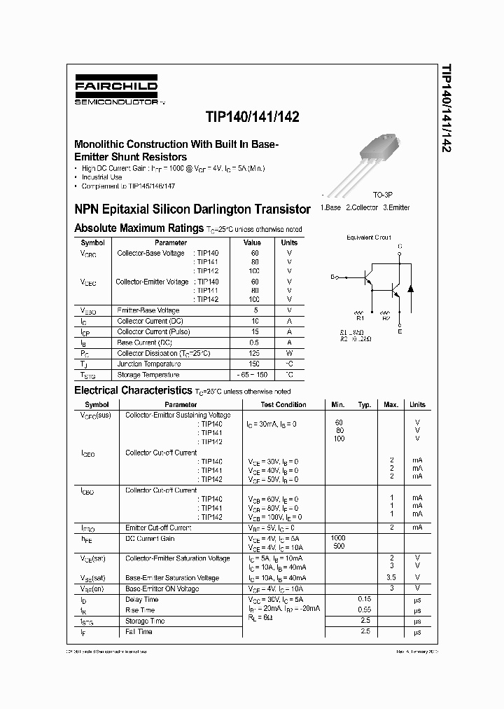 TIP142_146451.PDF Datasheet