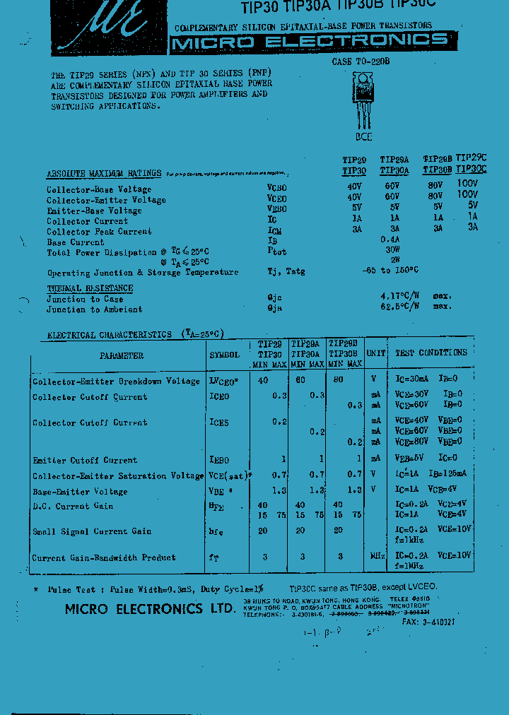 TIP29A_69078.PDF Datasheet