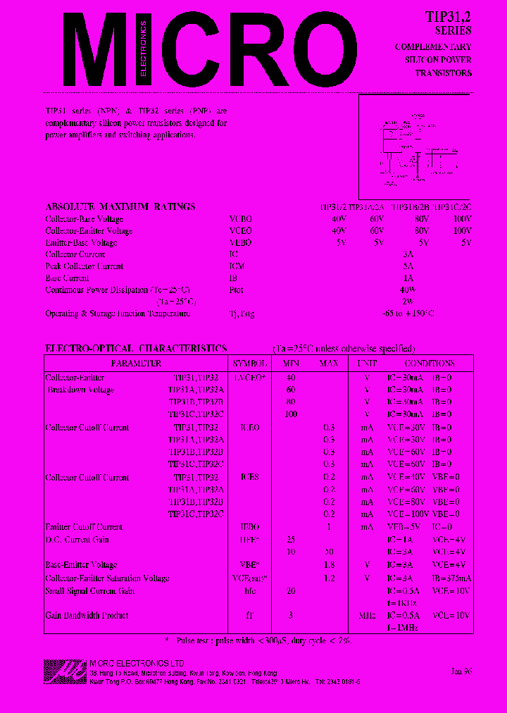 TIP31_69091.PDF Datasheet