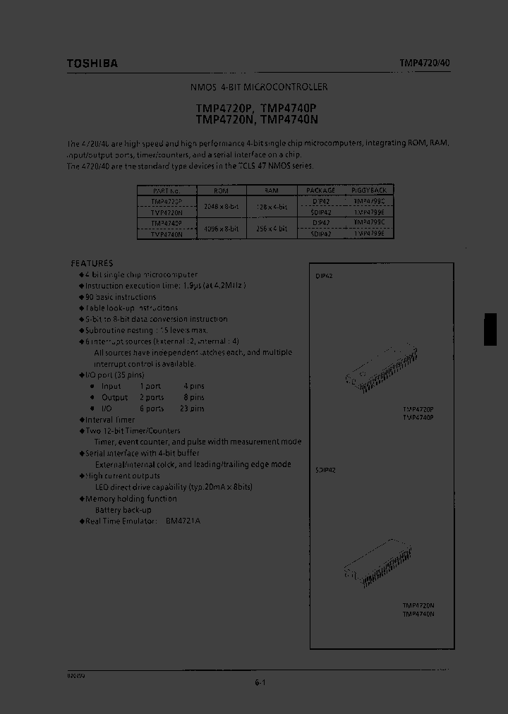 TMP4740N_149776.PDF Datasheet