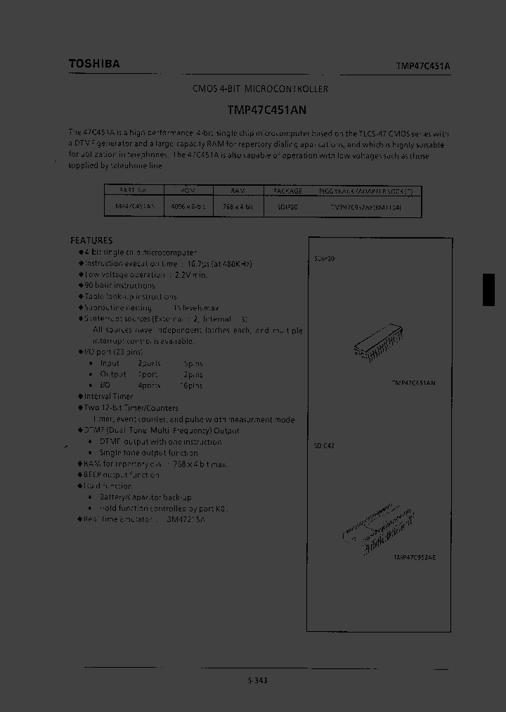TMP47C451AN_37328.PDF Datasheet