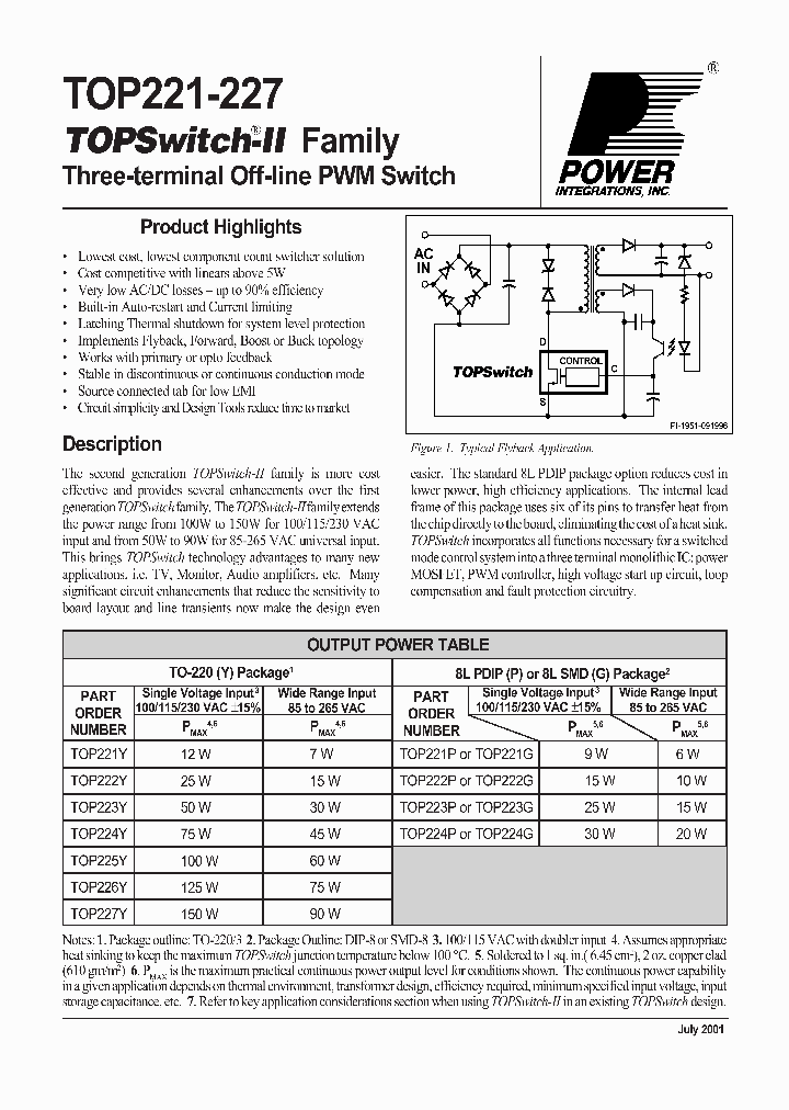 TOP224Y_2606.PDF Datasheet