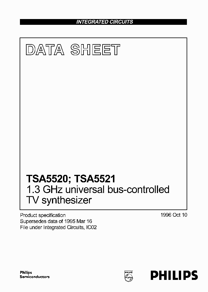 TSA5520_63407.PDF Datasheet
