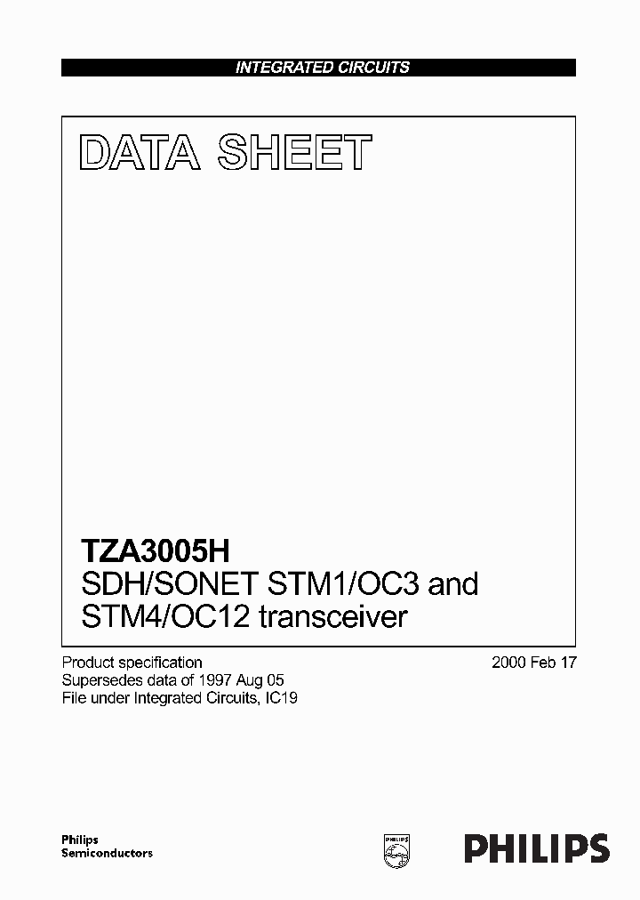 TZA3001_41384.PDF Datasheet