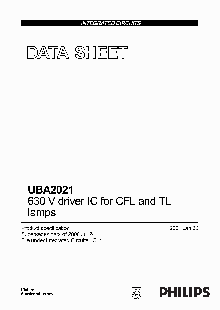 UBA2021_60899.PDF Datasheet