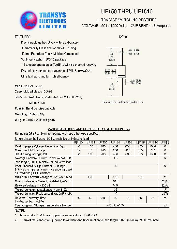 UF158_169088.PDF Datasheet