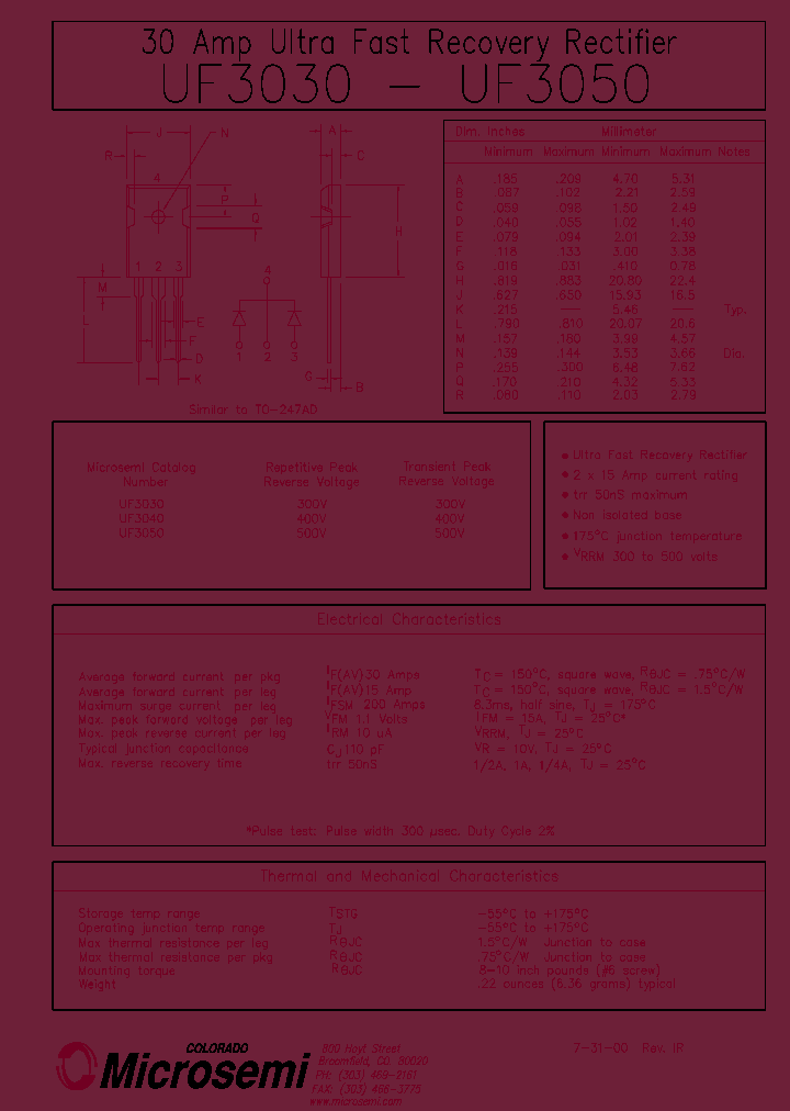 UF3030_165604.PDF Datasheet