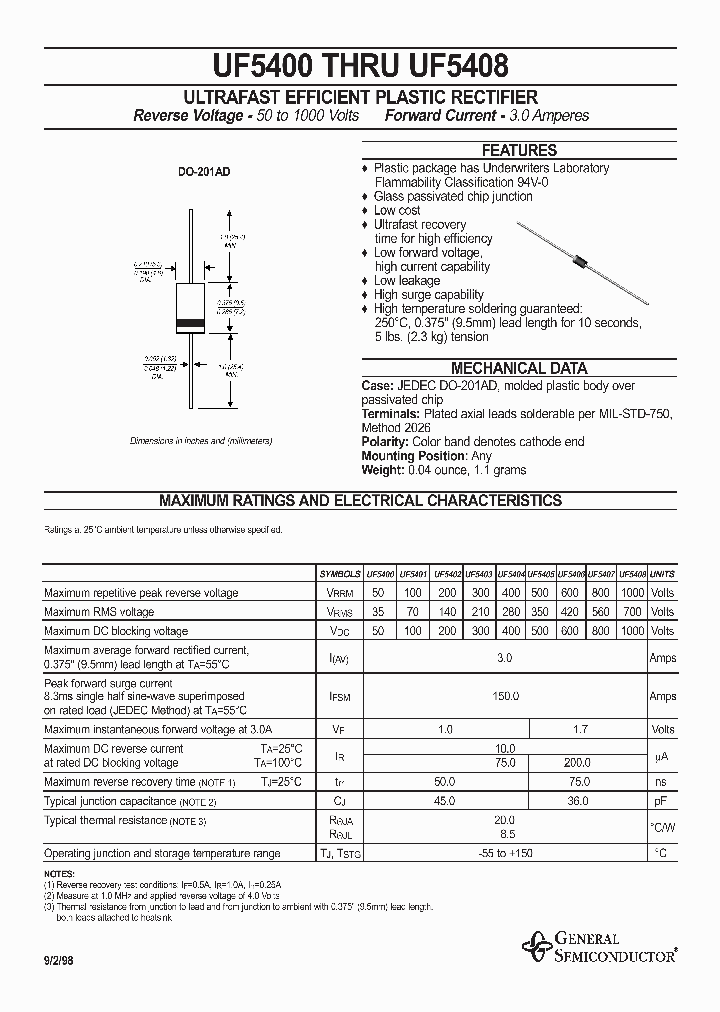 UF5403_60435.PDF Datasheet