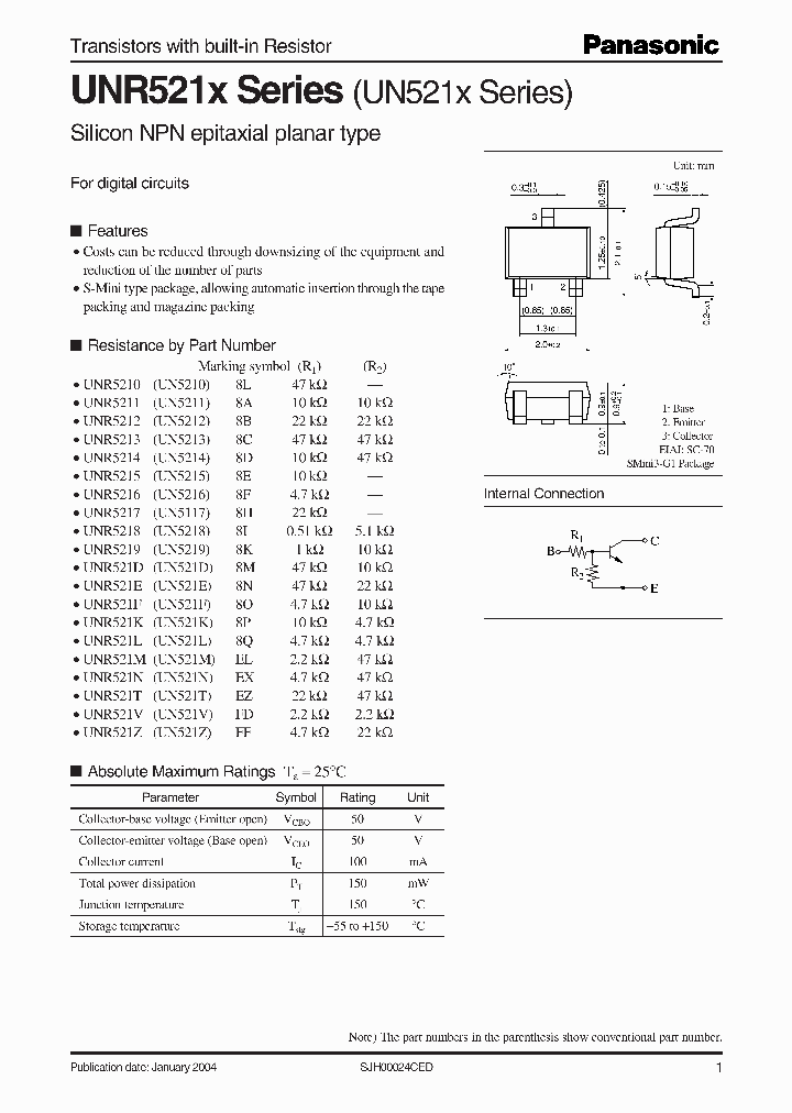 UNR5216_10898.PDF Datasheet