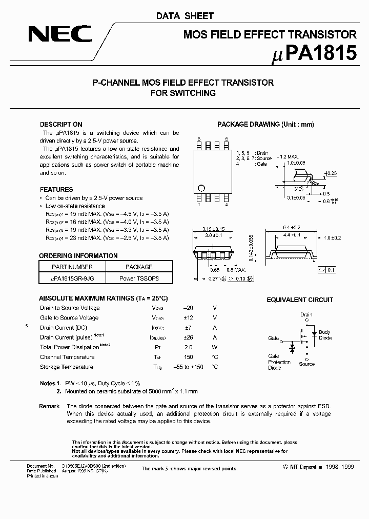 UPA1815_170927.PDF Datasheet