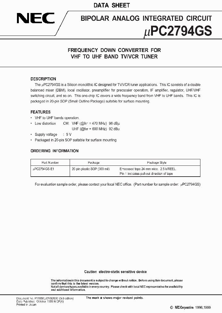 UPC2794GS_81140.PDF Datasheet