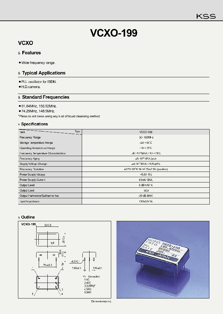 VCXO-199_56325.PDF Datasheet