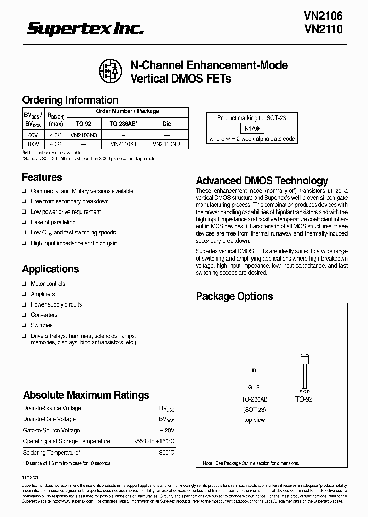 VN2106_54845.PDF Datasheet