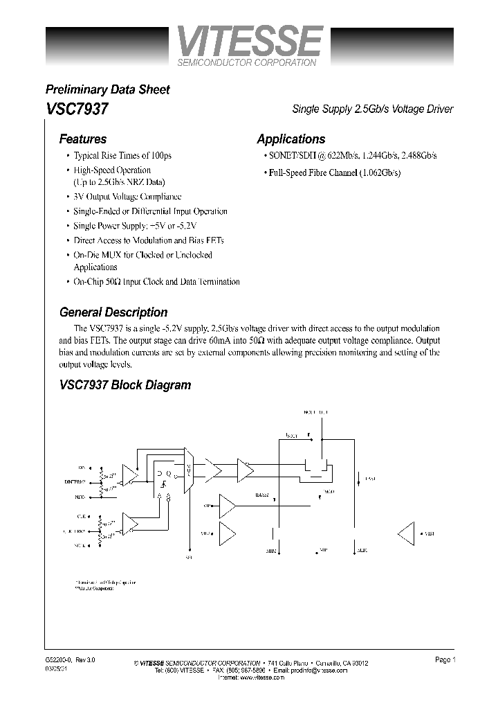 VSC7937_43045.PDF Datasheet