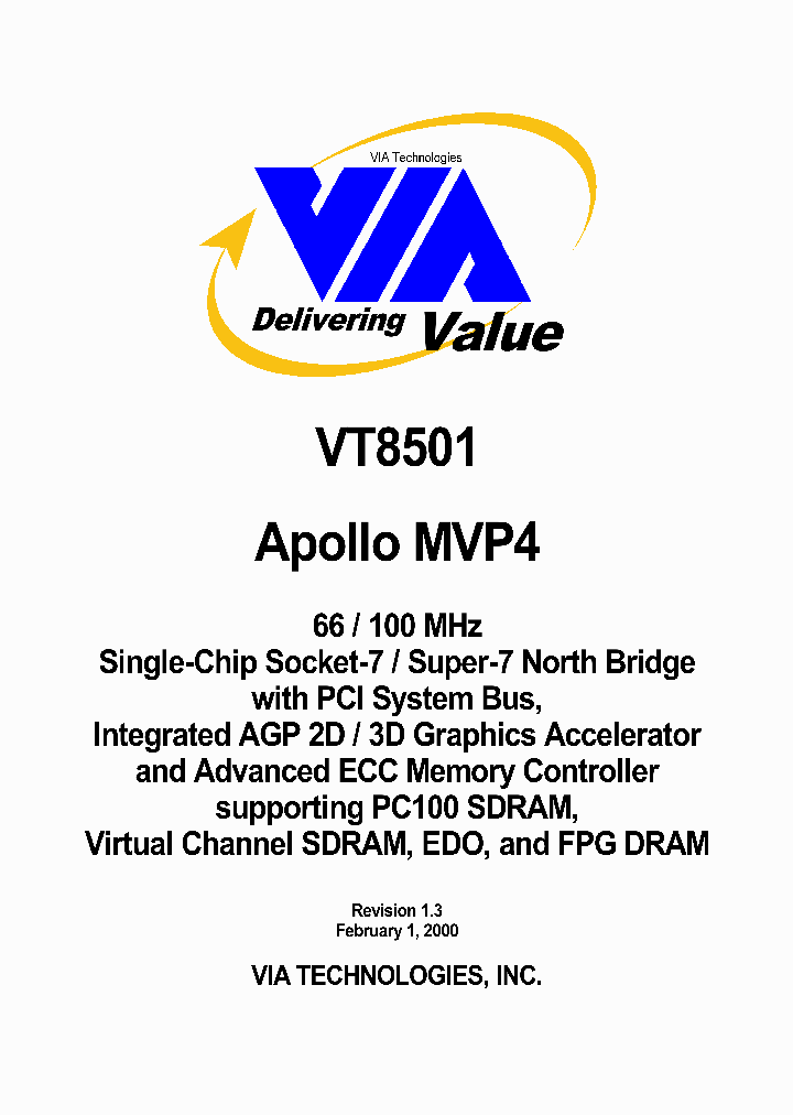 VT8501_54270.PDF Datasheet