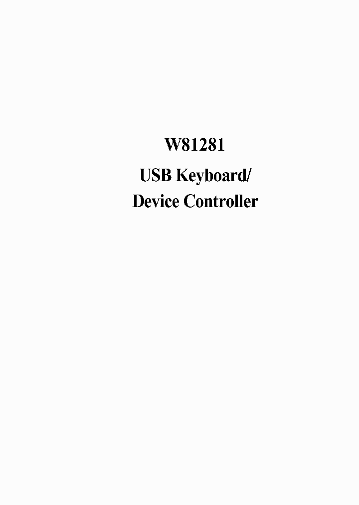 W81281_52645.PDF Datasheet