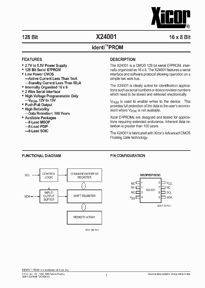 X24001_51109.PDF Datasheet