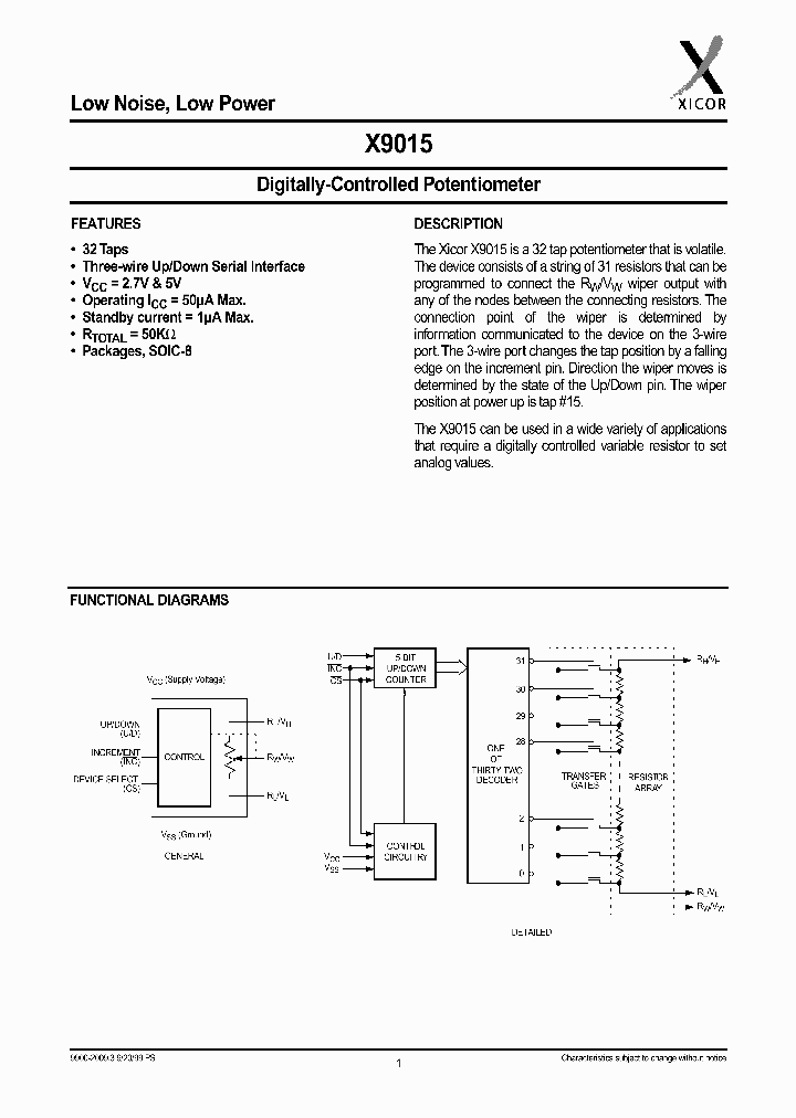 X9015US_136952.PDF Datasheet