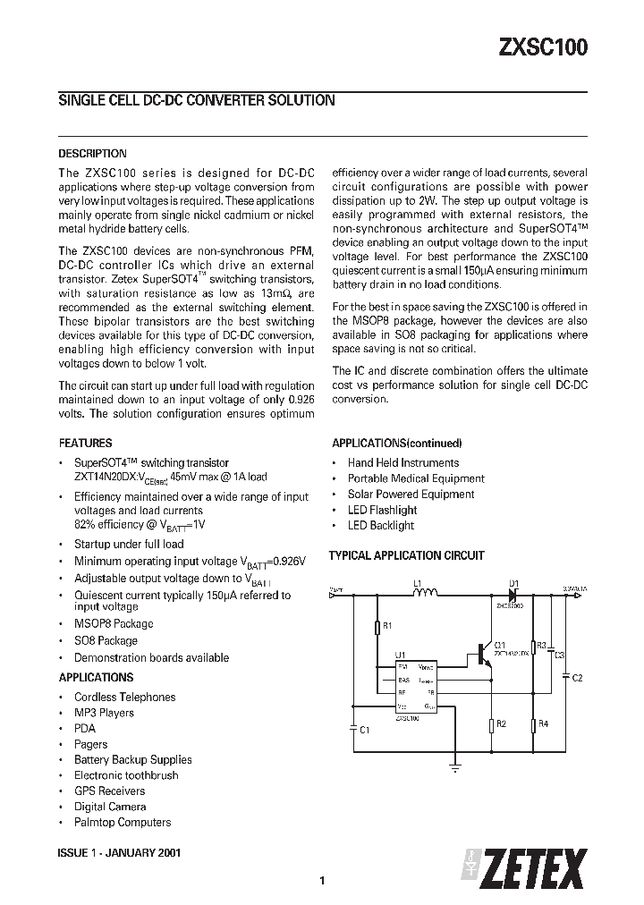 ZXSC100_23281.PDF Datasheet