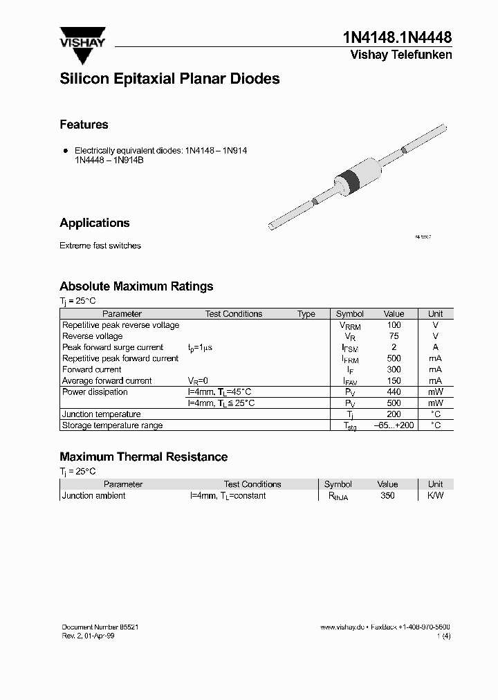 1N4148_278230.PDF Datasheet