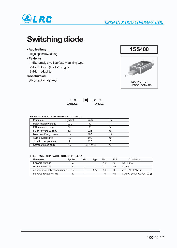 1SS400_272279.PDF Datasheet