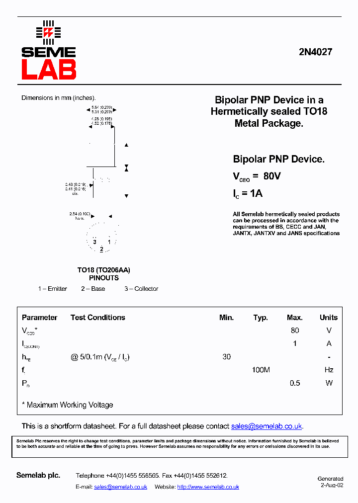 2N4027_251808.PDF Datasheet