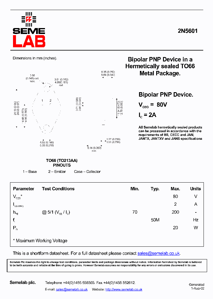 SF2N5601_246016.PDF Datasheet