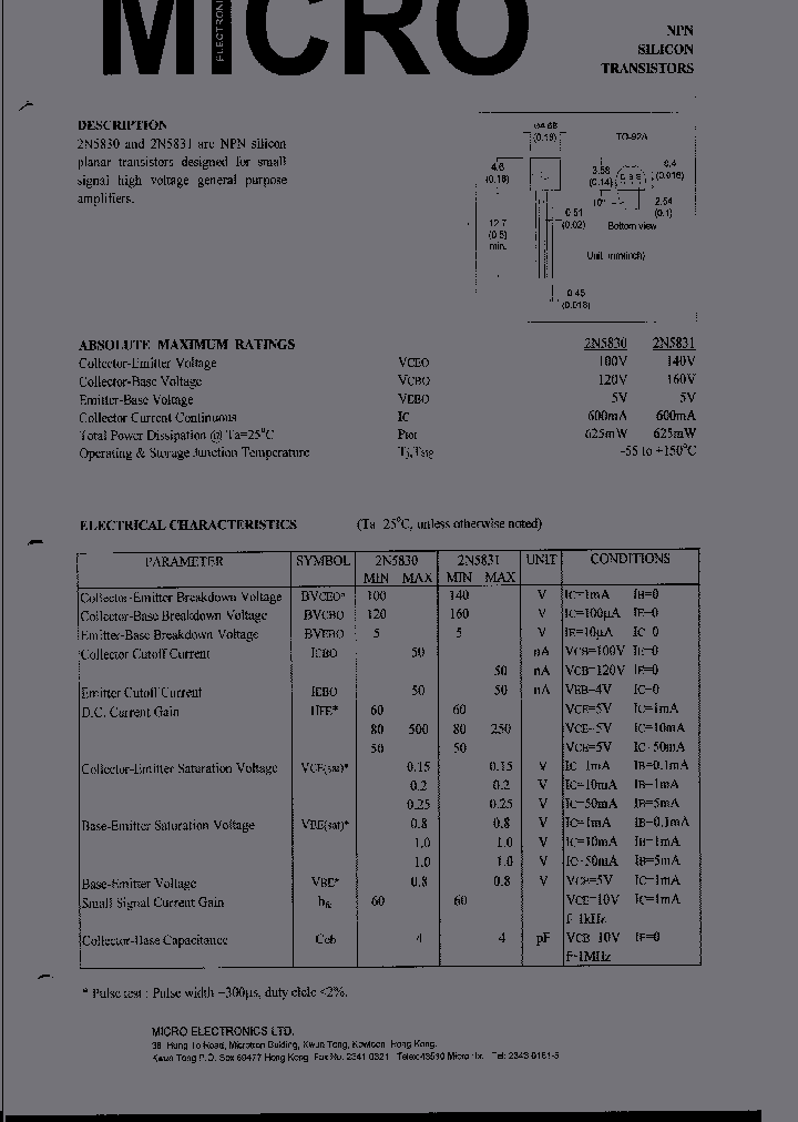 2N5830_255988.PDF Datasheet