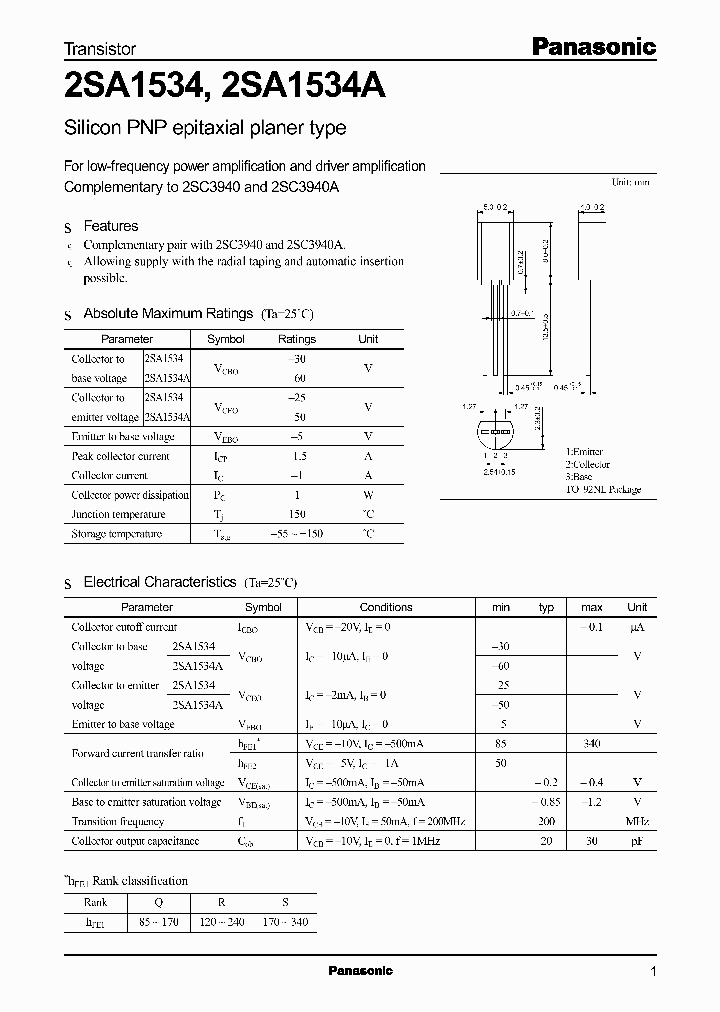 2SA1534A_295880.PDF Datasheet