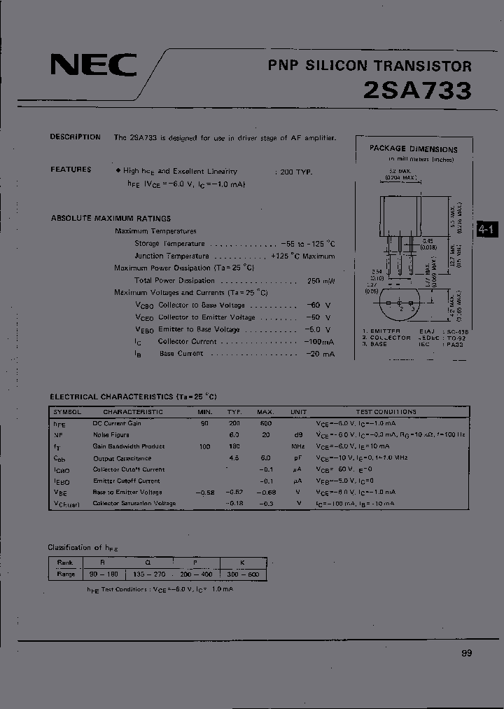 2SA733_302891.PDF Datasheet