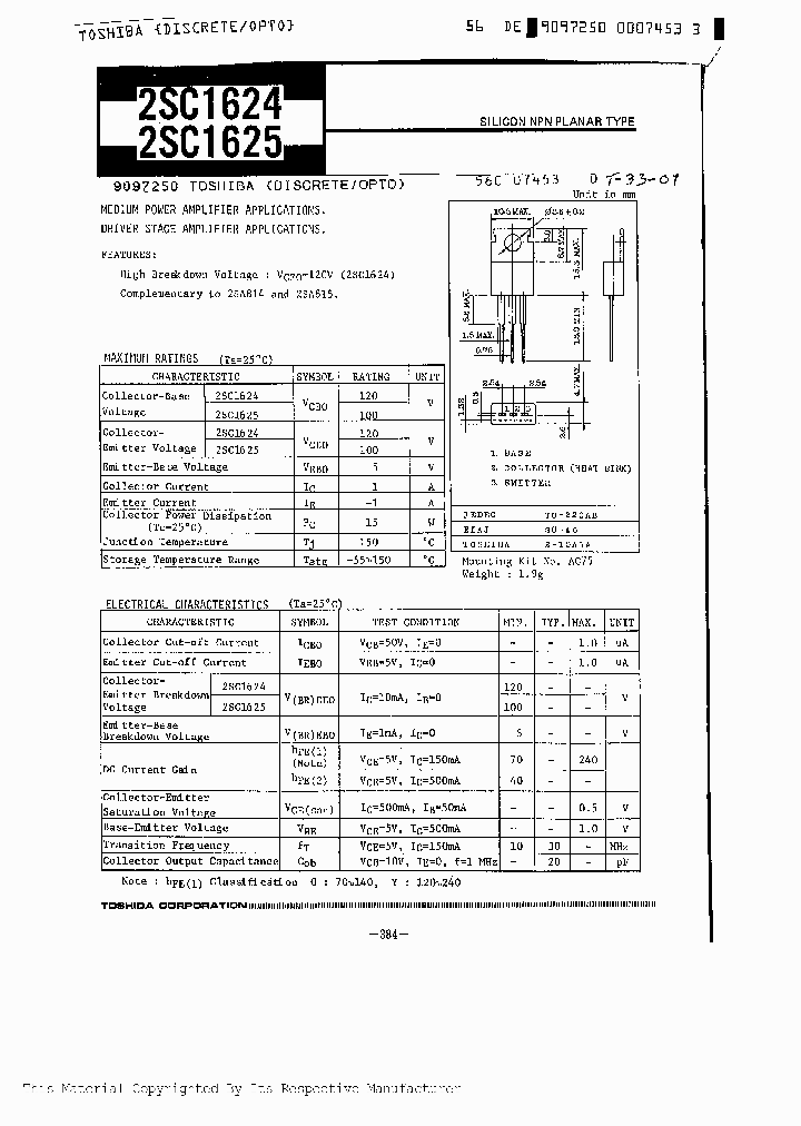 2SC1625_287359.PDF Datasheet