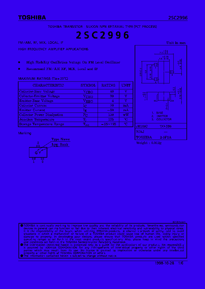 2SC2996_281527.PDF Datasheet
