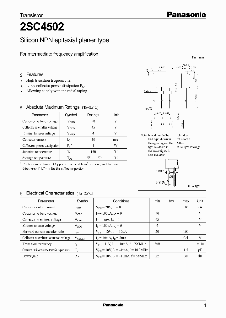 2SC4502_274665.PDF Datasheet