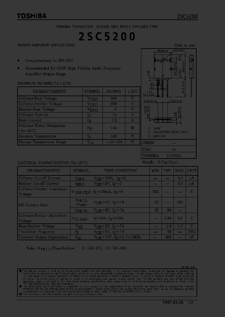 2SC5200_177609.PDF Datasheet